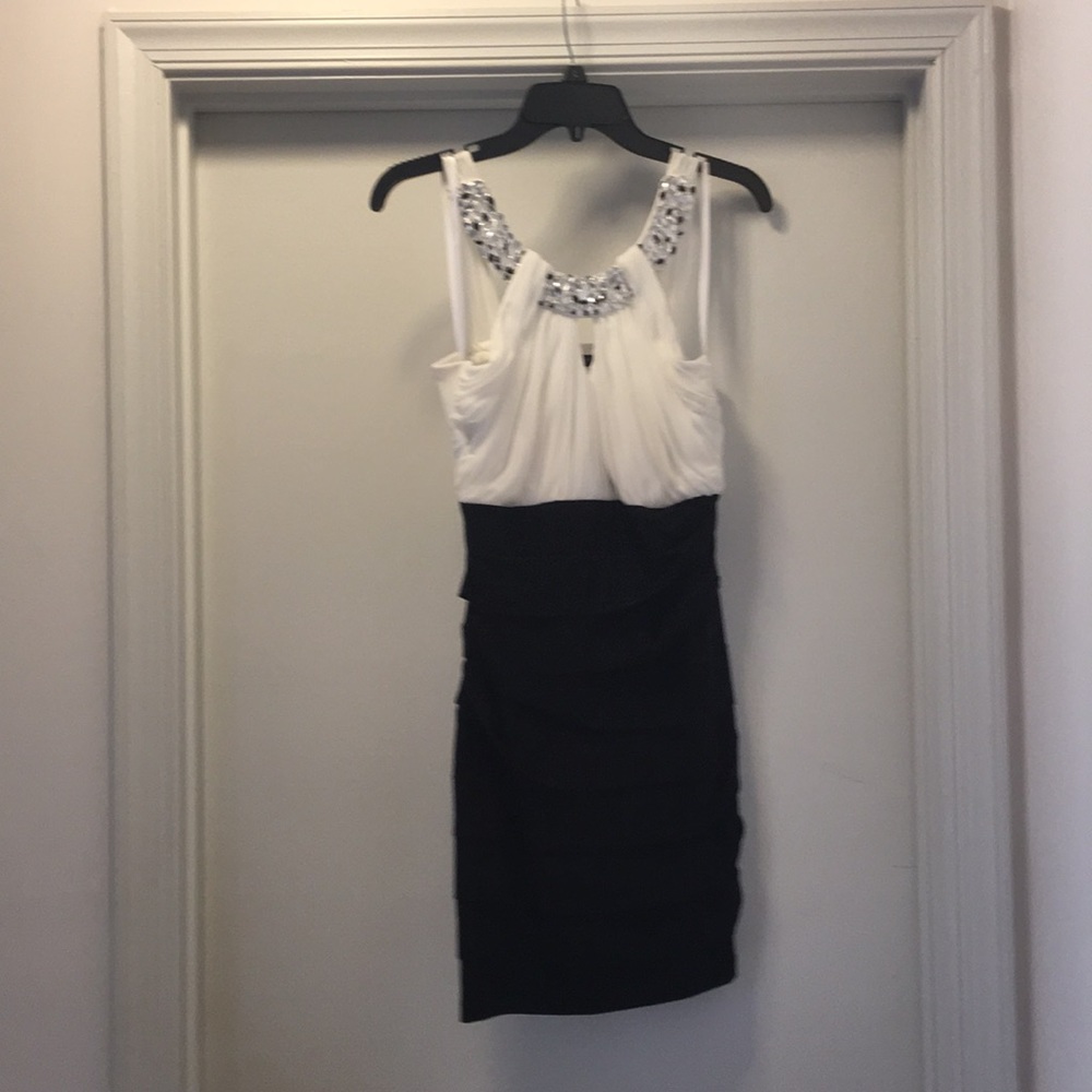 Black and white dress